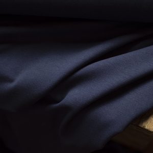 Enfärgad jersey (trikå) – GOTS-certifierad – marinblå, metervara