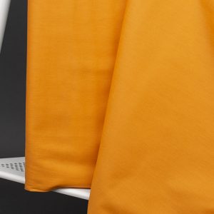 Enfärgad bomullspoplin, metervara – Orange