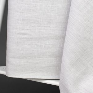 Tvättad linne metervara, 100% linne, OEKO-TEX certifierad – Ljusgrå
