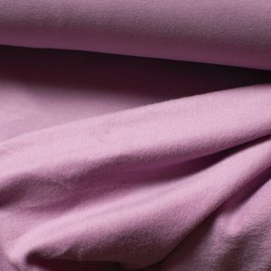 Collegetyg enfärgat (GOTS soft sweat) med borstad baksida - Lavendel