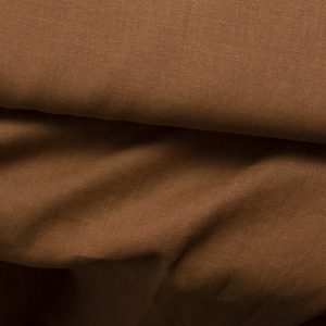 Tunn linne – Cognac, Oeko-tex certifierad. Tunn linne på metervara till sömnad av kläder, sängkläder m.m.