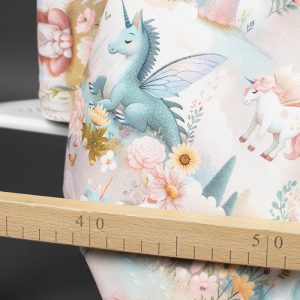 Jersey (trikå) - Unicorn dream - Dova färger
