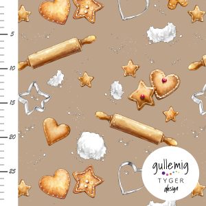 Jersey (trikå) – Baka pepparkakor – Beige (GOTS)