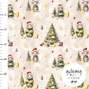 Jersey (trikå) – Julmus – Beige (GOTS)