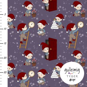 Jersey (trikå) – Nissebus – Lila (GOTS)