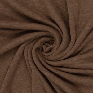 Merinoull interlock jersey (100% merinoull) – Brun