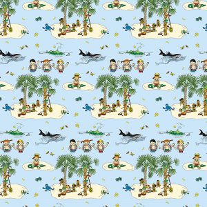 Jersey (trikå) – Pippi på Kurrekurreduttön – Blå