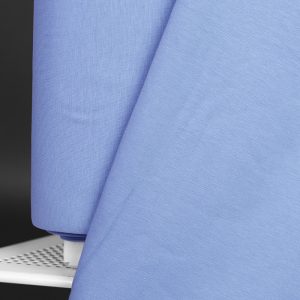 Enfärgad jersey (trikå) – Klarblå (GOTS)