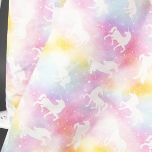 Jersey (trikå) – Pastellfärgad enhörning – Flerfärgad