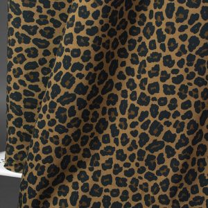 Jersey (trikå) – Leoprint – Rostbrun