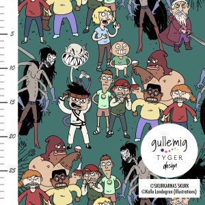 College (french terry) - Skurkarnas skurk Gänghäng - Petrol (Licenstyg)
