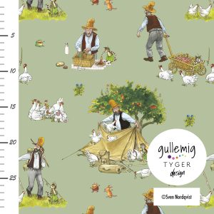 Jersey (trikå) – Ut på tur med Pettson & Findus – Grön (Licenstyg)