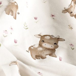 Jersey (trikå) – Sockersöt ko – Offwhite