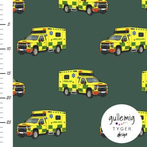 Jersey (trikå) – Ambulanser – Grön (GOTS)