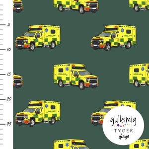 Jersey (trikå) – Ambulanser – Grön (GOTS)