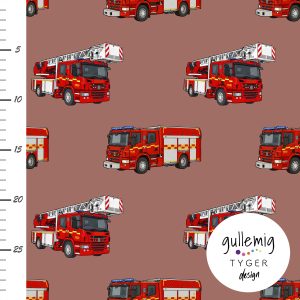 Jersey (trikå) – Brandbilar – Lerrosa (GOTS)