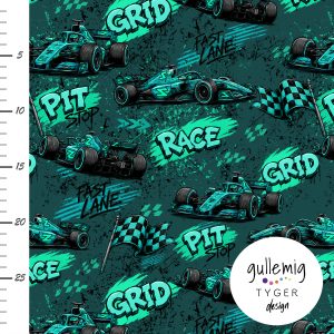 Jersey (trikå) – F1 racingbilar – Petrol (GOTS)