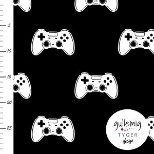 Jersey (trikå) – Gaming kontroll – Svart (GOTS)