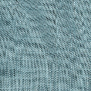 Tvättad linne – Teal, ca 1,1m