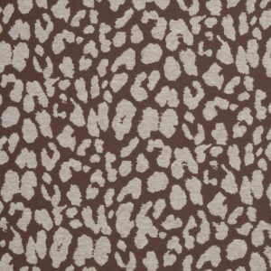 Jacquard-jersey (100% bomull) – Leoprint – Mocca/ljus beige