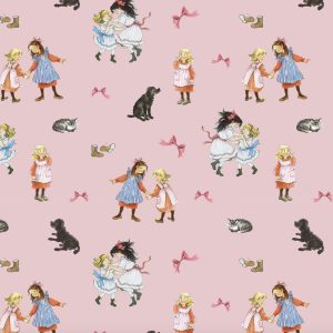 Jersey (trikå) – Madicken – Rosa (GOTS)