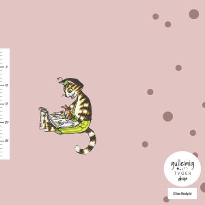 Jersey (trikå) PANEL - Sagostund med Findus - Rosa (Licenstyg)