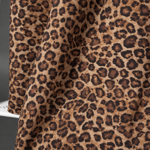 Jersey (trikå) – Leoprint – Flerfärgad camel