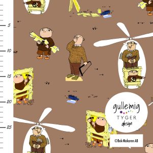 College (french terry) – Alfons bygger en helikopter – Nougat (Licenstyg)