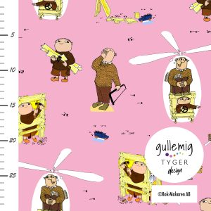 Jersey (trikå) – Alfons bygger en helikopter – Rosa (Licenstyg)